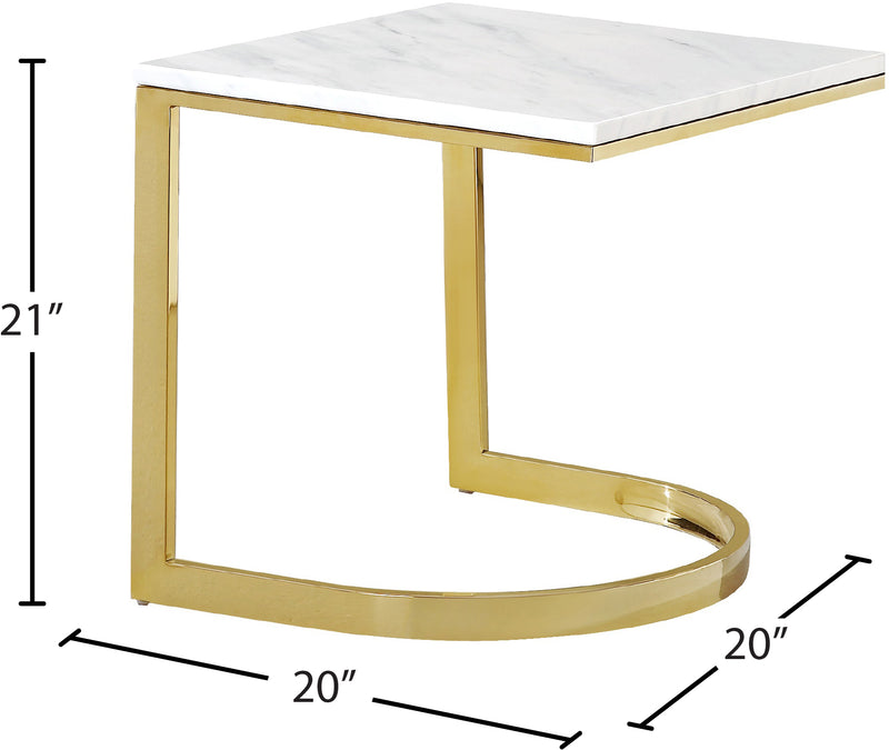 Meridian Furniture London Gold End Table