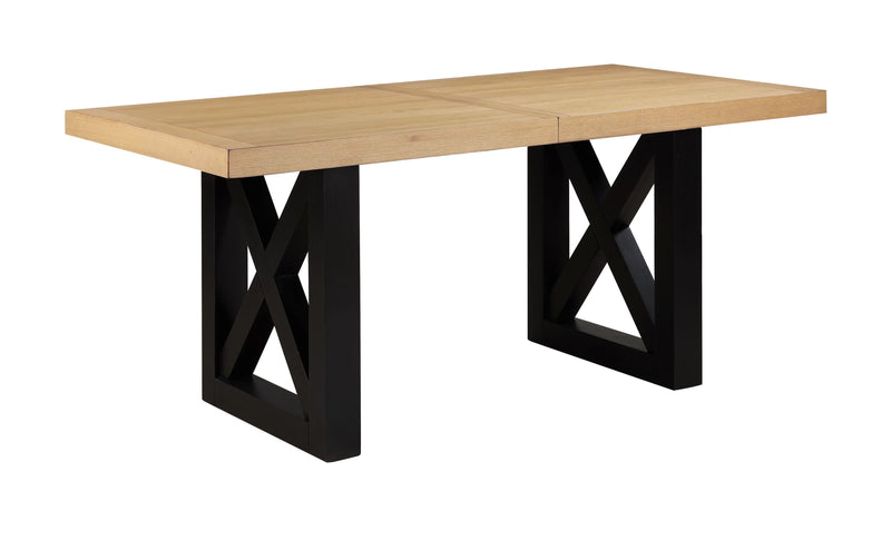 Steve Silver Magnolia Light Brown Black 96 Inch Counter Table