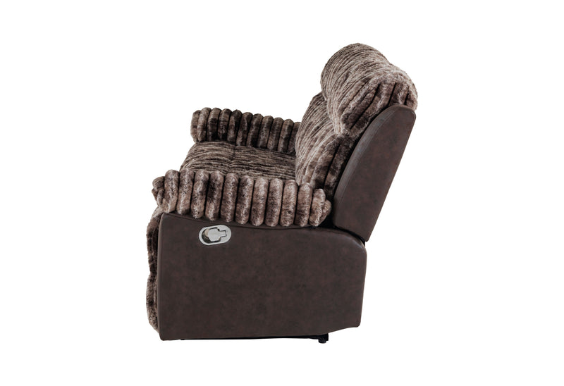 Global Furniture U6028 Brown Reclining Sofa