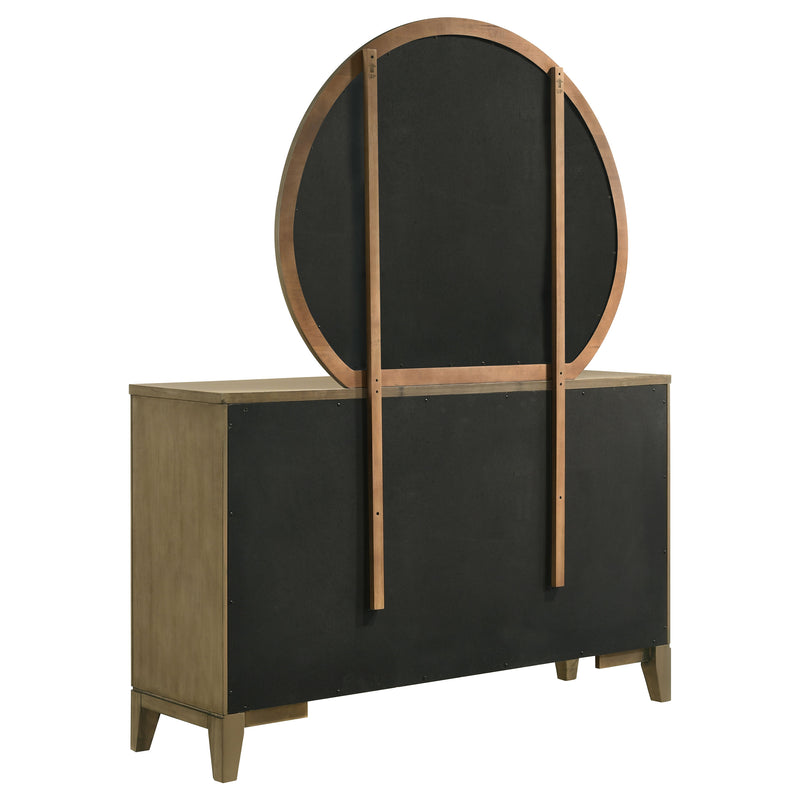 Coaster Furniture Granada Natural Brown Dresser and Mirror