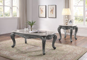 Acme Furniture Ariadne Platinum 3pc Coffee Table Set