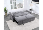 Global Furniture U0201 Dark Grey Pull Out Sofa Bed