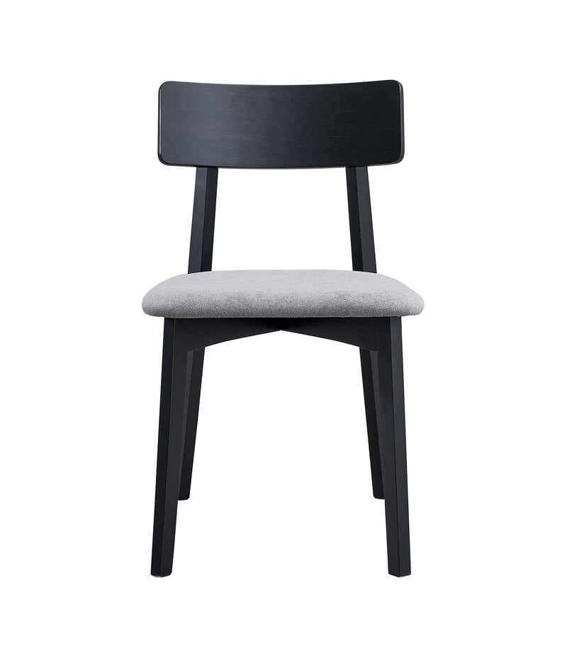 Acme Furniture Real Gray Black 3pc Dining Room Set