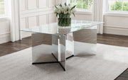 Coaster Furniture Emery Silver Dining Table