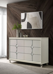 Coaster Furniture Olivia White 6 Drawer Dresser