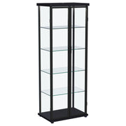 Coaster Furniture Aero Black LED Display Curio Cabinet