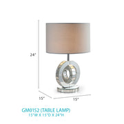 Glory Furniture Gray Table Lamp