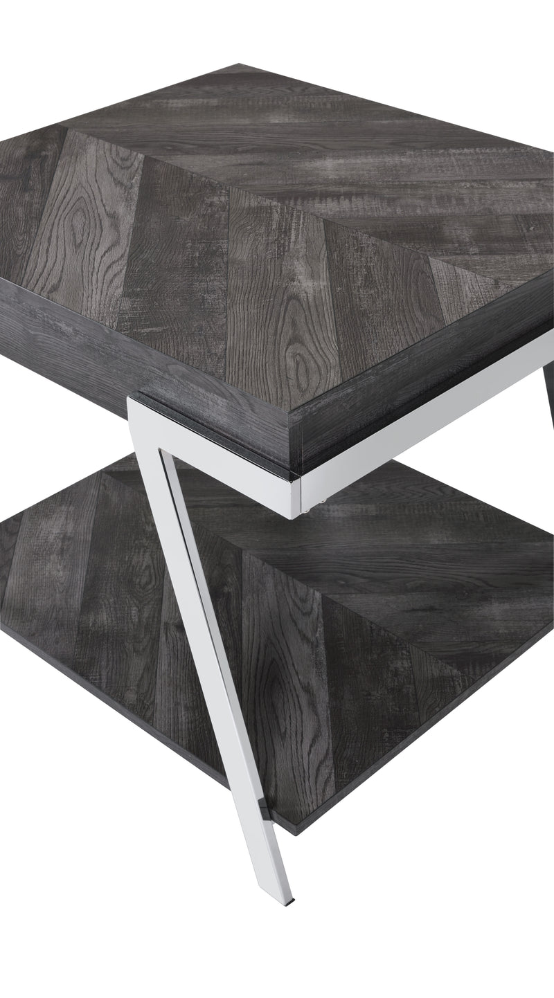 Steve Silver Roma Shadow Grey End Table