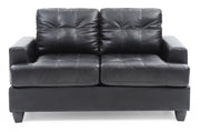Glory Furniture Sandridge Black PU Loveseat
