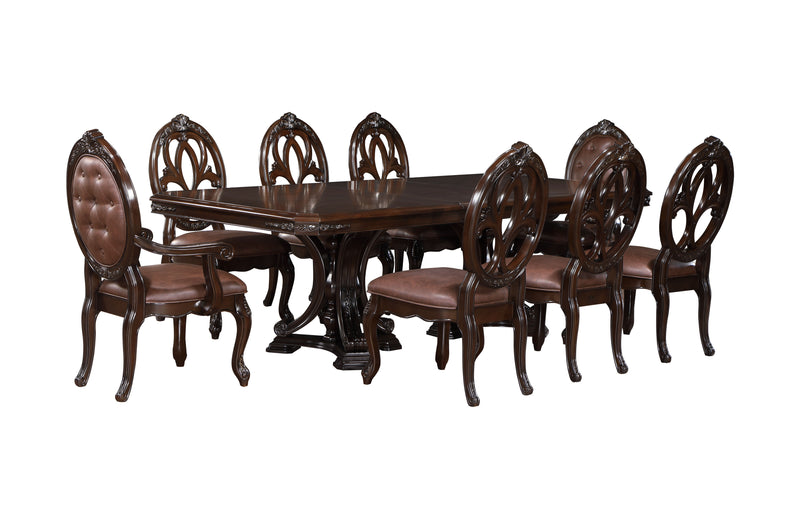 2 New Classic Furniture Palazzo Marina Brown Arm Chairs