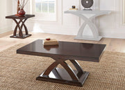 Steve Silver Jocelyn Espresso Cherry 3pc Coffee Table Set