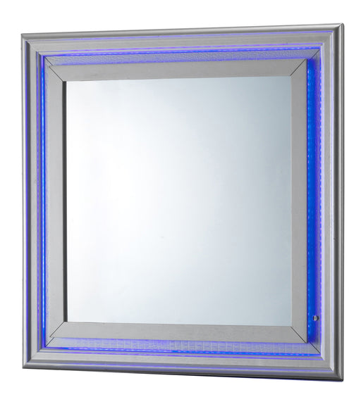 Glory Furniture Lorana Silver Champagne LED Mirror