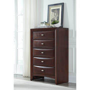 Global Furniture Linda Black Drawer Chest