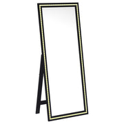 Coaster Furniture Windrose Black LED Standing Mirror