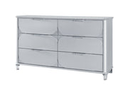 Global Furniture Lando Silver Dresser and Mirror