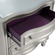 New Classic Furniture Reflections Silver Nightstand