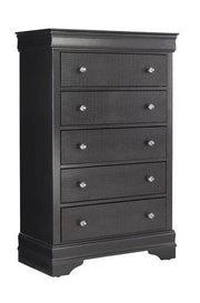 Global Furniture Pompei Metallic Grey Chest