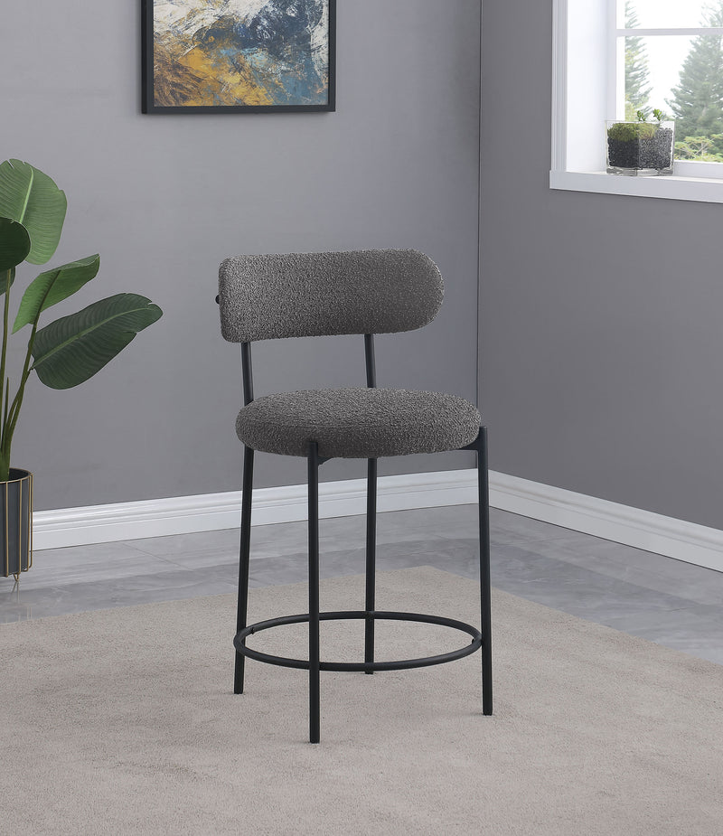 2 Coaster Furniture Viola Grey Counter Chairs