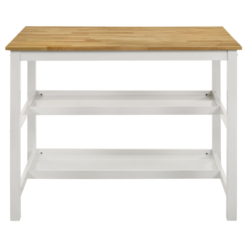 Coaster Furniture Edgeworth Brown White Counter Height Table