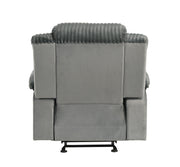 Acme Furniture Lesley Gray Motion Glider Recliner