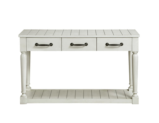 Steve Silver Hemingway Alabaster Sofa Table