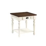 Steve Silver Joanna Ivory Mocha End Table