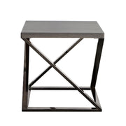 Steve Silver Aegean Black Nickel End Table