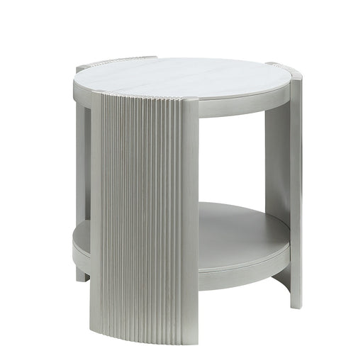Acme Furniture Kasa Champagne 3pc Coffee Table Set