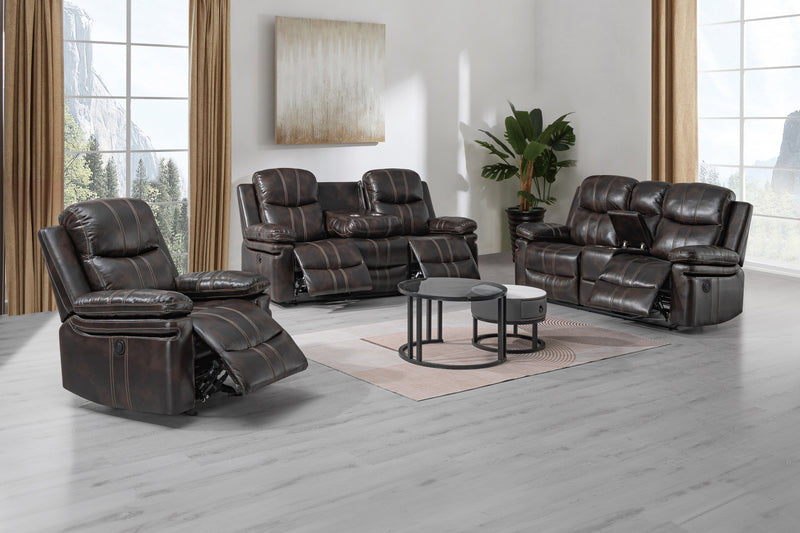 New Classic Furniture Kellen Brown Power Glider Recliner