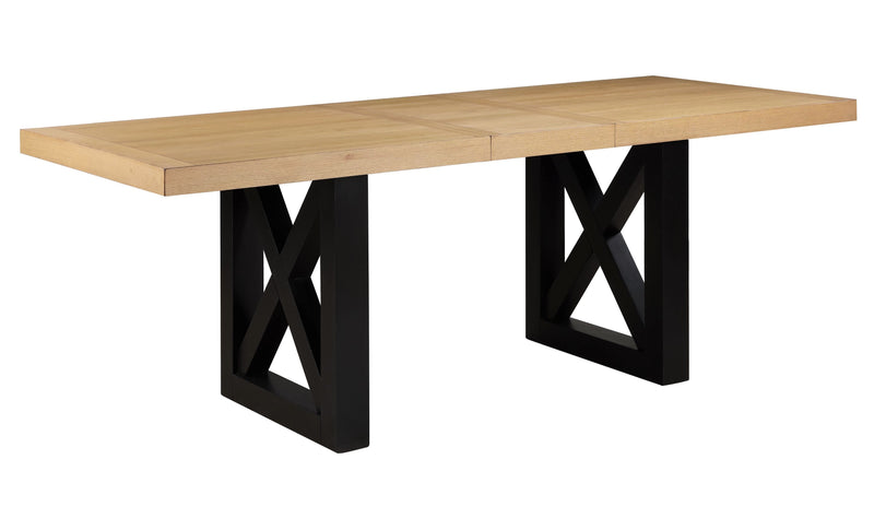 Steve Silver Magnolia Light Brown Black 96 Inch Counter Table