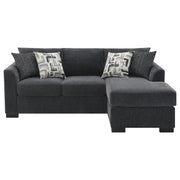 Coaster Furniture Storey Grey Sleeper Sectional