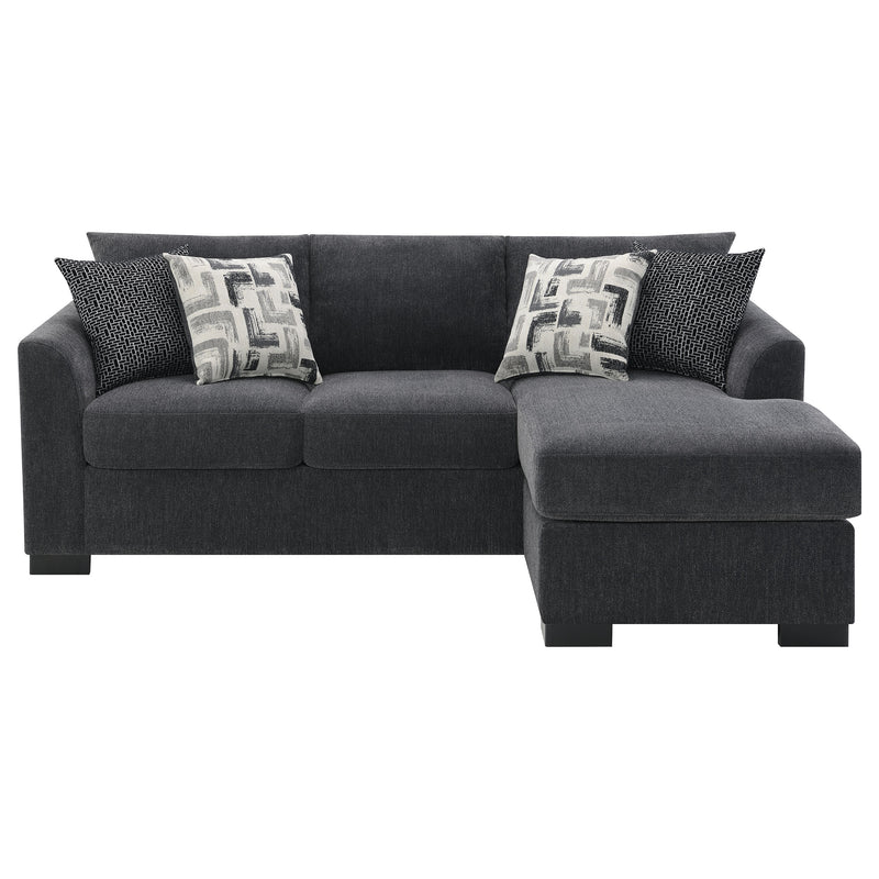 Coaster Furniture Storey Grey Sleeper Sectional