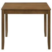 Coaster Furniture Parkwood Honey Brown 5pc Square Dining Room Set