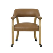 Steve Silver Rylie Sand Castered Captains Chair