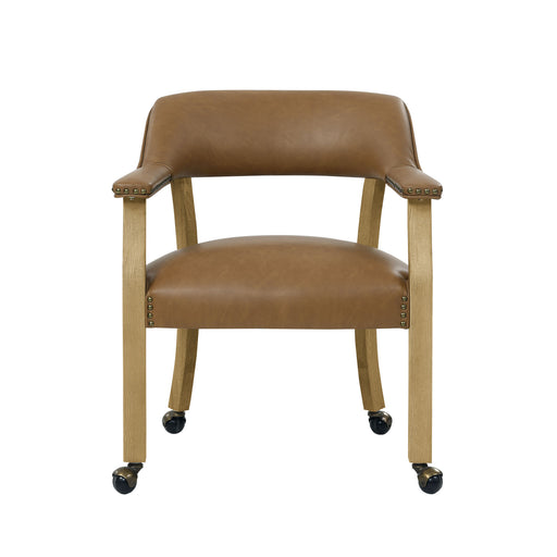Steve Silver Rylie Sand Castered Captains Chair