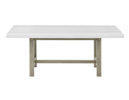Steve Silver Carena White Rectangular Table