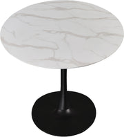 Meridian Furniture Tulip White 36 Inch Dining Table