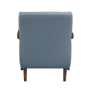 Home Elegance Crafton Blue Accent Chair