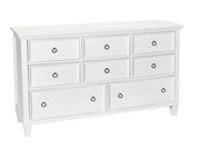 New Classic Furniture Tamarack White Wood Dresser