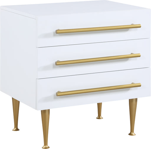 Meridian Furniture Marisol White Night Stand