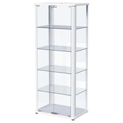 Coaster Furniture Aero White LED Display Curio Cabinet