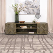 Coaster Furniture Keese Mango Brown 2 Door 70 Inch TV Stand