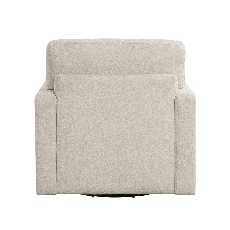 Home Elegance Pompano Gray Swivel Chair