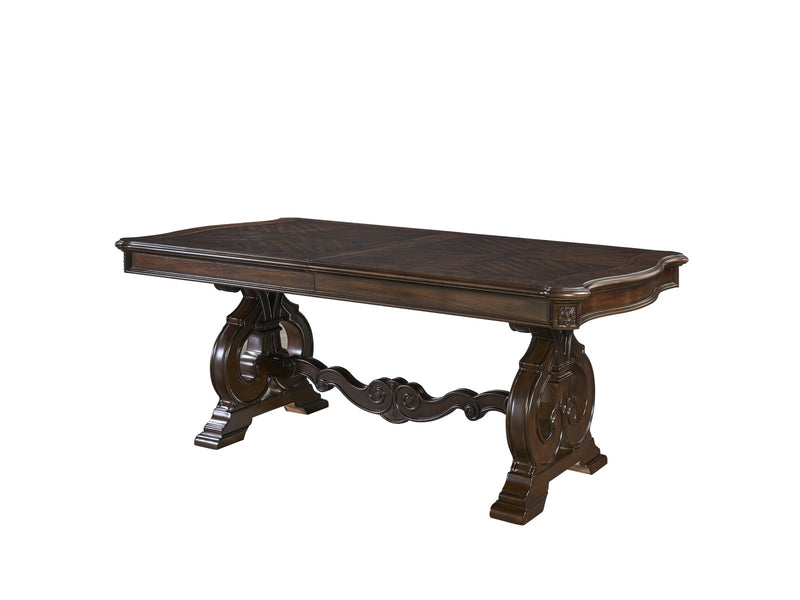 Steve Silver Royale Warm Brown Pecan Dining Table