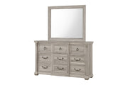 Global Furniture Rowan Tatum Grey Dresser and Mirror