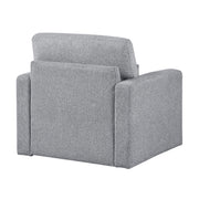 Home Elegance Pompano Gray Swivel Chair