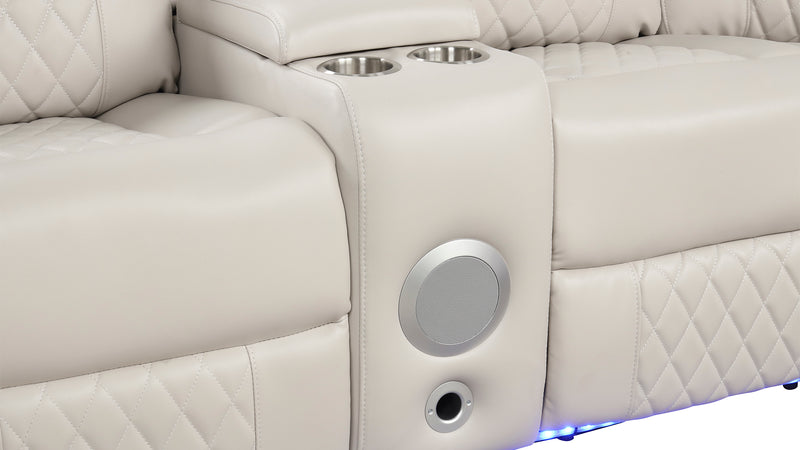 Galaxy Home Lacrosse Ice Reclining Sectional