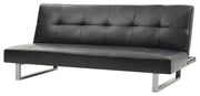 Glory Furniture Chroma Black Faux Leather Sofa Bed