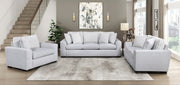 Home Elegance Athena Gray 3pc Living Room Set