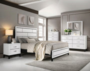 Home Elegance Davi White Chest